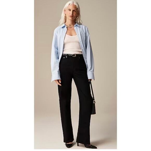 J.Crew Petite Full-length slim-wide jean in 1996 semi-stretch - Picture 1 of 5